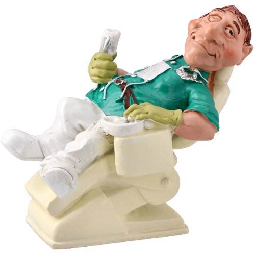  Comical, gipsana figura, zubar, 13cm Cene