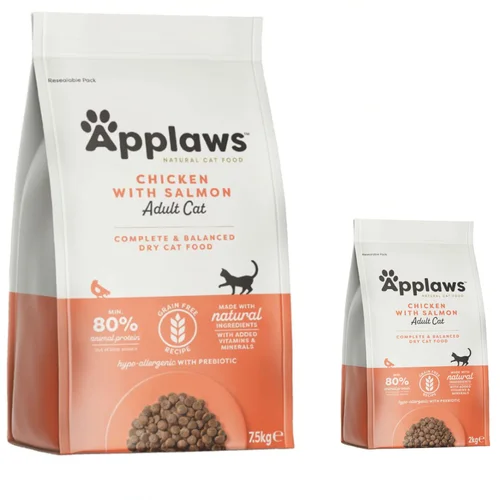 Applaws 7,5 + 2 kg gratis! 9,5 kg - Adult piletina i losos