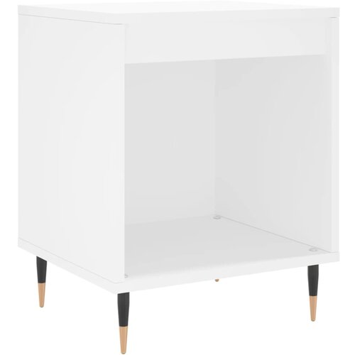 Maison Chic Nočna omarica - Nočna miza bela 40x35x50 cm inženirski les, (21687183) Cene