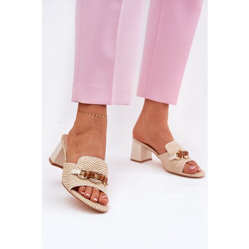 Boto Beige Women&amp;#039;s Heels With Decoration Ovittole Slike