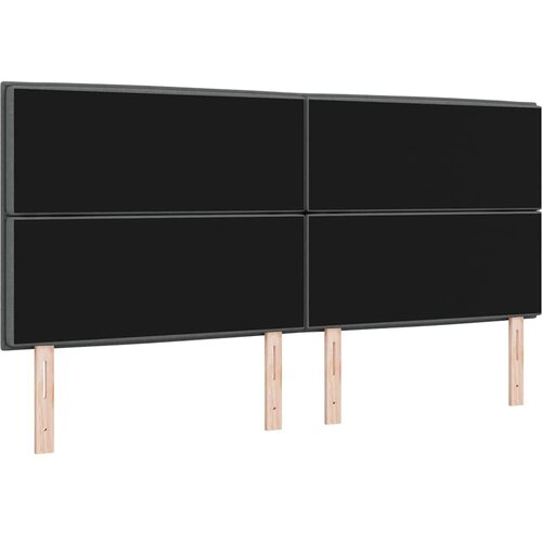  Uzglavlje Tamno siva 200 cm tkanina Slike