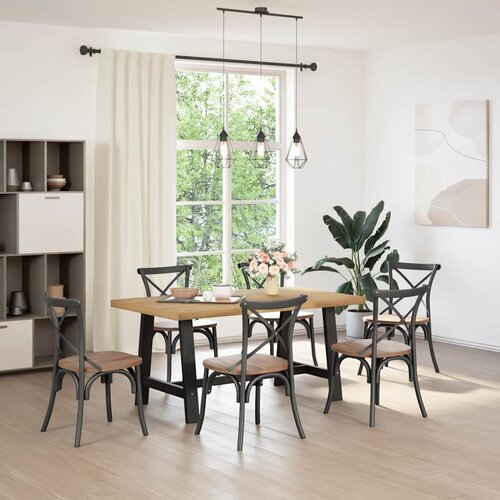 Maison Chic Jedilna miza - Kuhinjska miza - Jedilni stol NOAIN 160x90x75 cm trdna borovina, (21714871) Cene