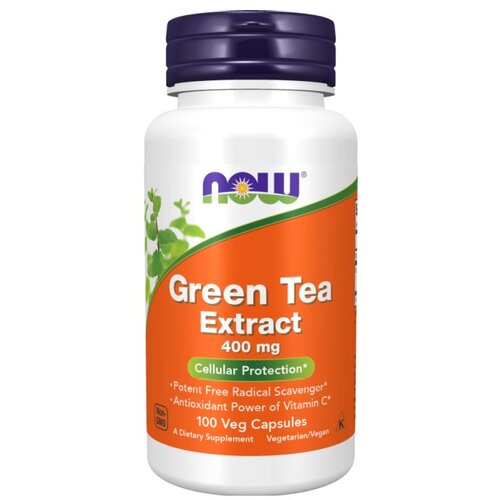Now Foods Ekstrakt Zelenog Čaja 400 mg 100 капс. Slike