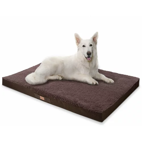 brunolie Balu, podloga za psa, jastuk za psa, perivi, ortopedski, protuklizni, prozračna memorijska pjena, veličina XXL (120 × 10 × 100 cm)