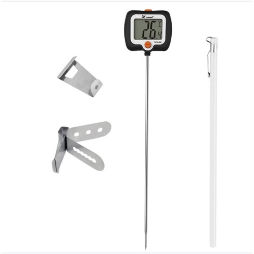INF Klipni kuhinjski termometer s 304 inox sondo, zamenljiva baterija Black, (5000326939) Cene