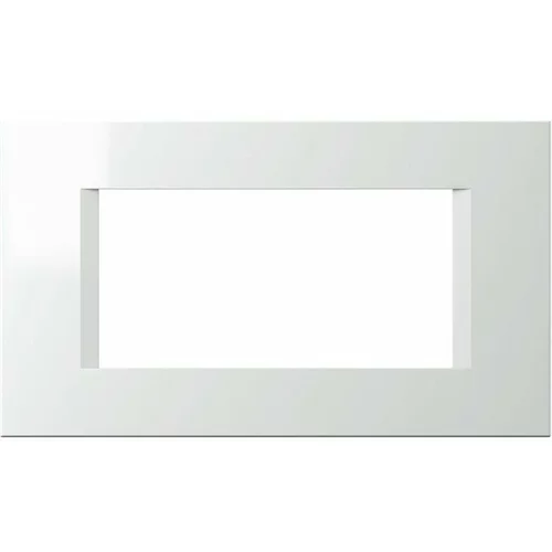 MODUL okvir Line za modularne utičnice i prekidače (Bijele boje, Plastika, Okvir 4-struki)