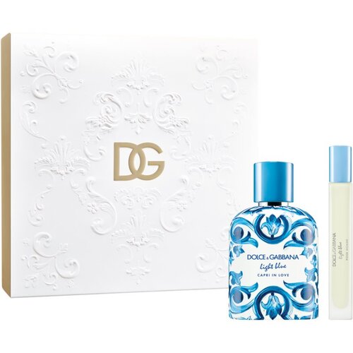 Dolce & Gabbana Light Blue Capri In Love Pour Homme Gift Set darilni set za moške Cene