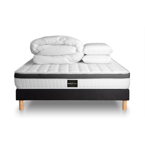 Prestige literie Celoten paket za posteljo - Vzmetnica 140x200 cm + vzmetnica z letvami (komplet) + 2 vzglavnika + odeja - Sup&eacute;rieur, (21614439) Cene