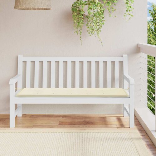  Jastuk za vrtnu klupu krem 150x50x4 cm od tkanine Oxford Cijene