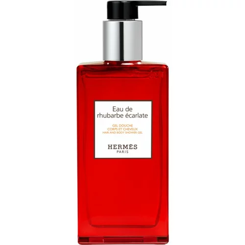 Hermès Le Bain Eau de rhubarbe écarlate gel za prhanje za telo in obraz 200 ml