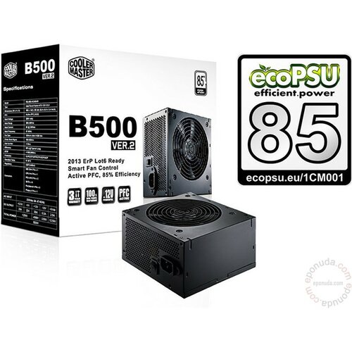 Cooler Master 500W B500 RS-500-ACABB1-EU napajanje Slike