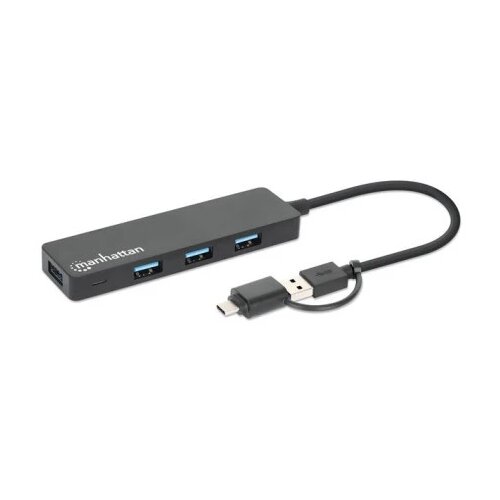 Manhattan MH 4-Port USB 3.0 Typ-C / Typ-A Cene