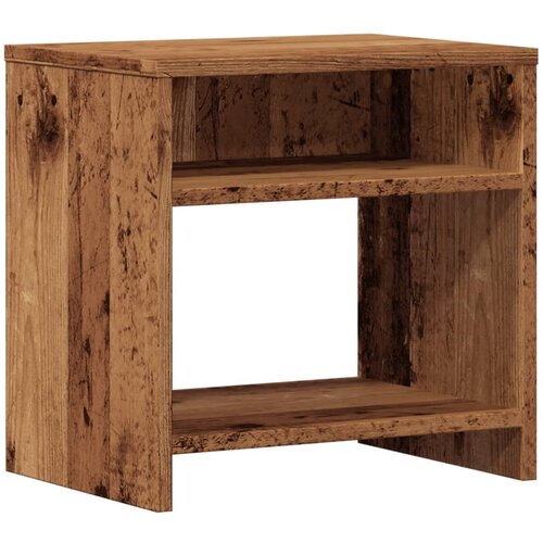 Maison Chic Nočna omarica - Nočna miza starinski les 40x30x40 cm iverna plo&amp;scaron;ča, (21687878) Slike
