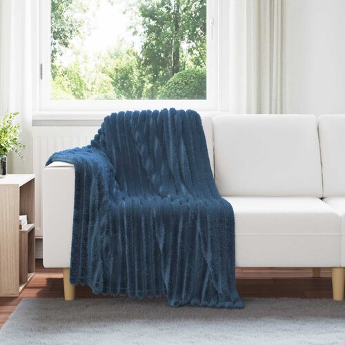  Pokrivači za bacanje 6 pcs Mornarsko plava 150 x 130 cm Runo Cene