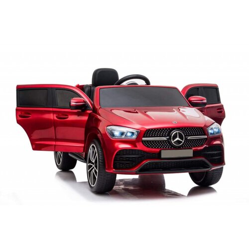 Mercedes GLE 450 AMG - Crveni Licencirani Auto na akumulator sa kožnim sedištem i mekim gumama Cene