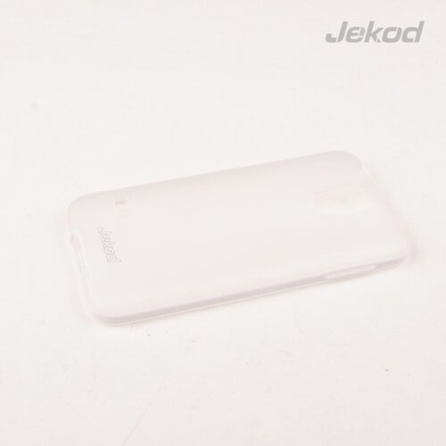 Jekod silikonski ovitek Samsung Galaxy S5 G900 prozoren z belim okvirjem TPU/T + Zaščitna folija Cene