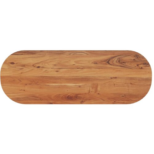 vidaXL Stolna ploča 110x40x3 8 cm ovalna od masivnog drva bagrema Cijene