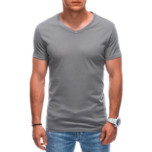 Edoti Men&amp;#039;s basic V-neck t-shirt EM-TSBS-0101 Slike