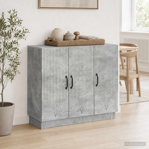  Kreveta Betonska siva 89 x 34,5 x 77 cm Konstruirano drvo Cijene