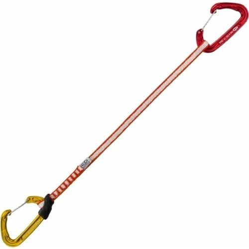 Climbing Technology Fly-Weight EVO Long Set DY Quickdraw Red/Gold Wire Straight Gate 35.0