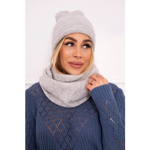 Kesi Women&amp;#039;s mohair set Pearl P101 light gray Slike