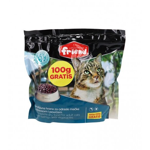 Friend Hrana za mačke losos 800g+100g 3216-GG101525 Cijene