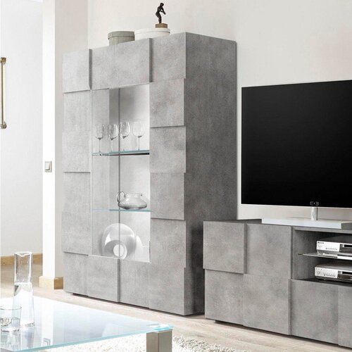 LC Mobili Elegantna vitrina za dnevno sobo 121x166 cm DAMA 201308-06 Cene