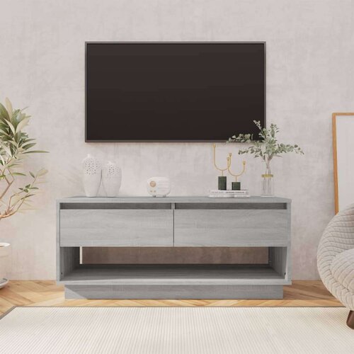 vidaXL TV ormarić boja sivog hrasta sonome 102 x 41 x 44 cm od iverice Cijene