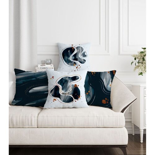 WALLXPERT Set ukrasnih jastučnica ASR-plw4-10, 43 x 43 cm, 4 komada, Vi&scaron;ebojne Cijene