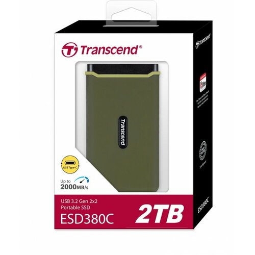 Transcend eksterni ssd 2TB, tip-c (TS2TESD380C) Cene