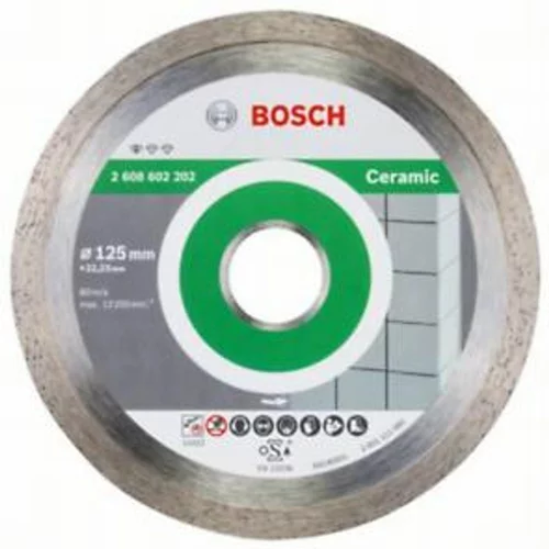 Bosch Diamantna rezalna plošča standard za keramiko (premer: 125 mm)
