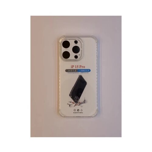 TYPHON iPhone 15 Pro transparent sa ojačanim ivicama Slike