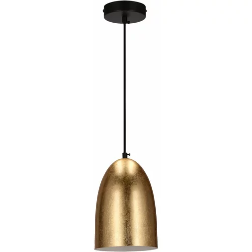 Candellux Lighting Viseča svetilka v zlati barvi s kovinskim senčnikom ø 14 cm Icaro - Candellux Lighting