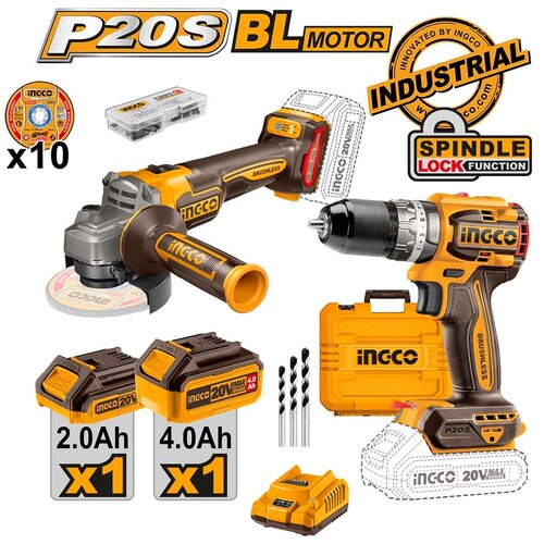  Akumulatorski set alata CKLI20273E 20V SUPER INGCO Cene