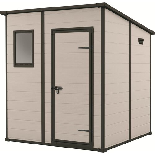 Keter vrtna kućica Manor Pent 6x6, bež Slike