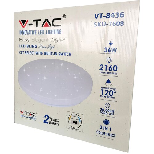 V-tac led plafonjera 36W star effect 3U1 IP20 Slike