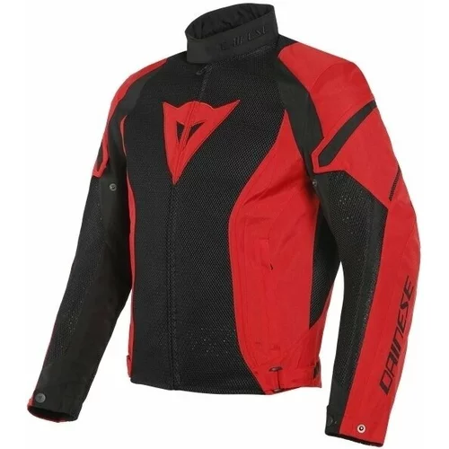 Dainese Air Crono 2 Black/Lava Red 52 Tekstilna jakna