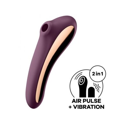 Satisfyer Vibrator Dual Kiss, ljubičasti Slike
