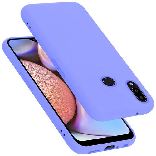 Cadorabo Ohi&amp;scaron;je, združljiv s Samsungom v tekoči lahki vijolični barvi - za&amp;scaron;čitni pokrov iz fleksibilnega silikona TPU, (20585498) Slike