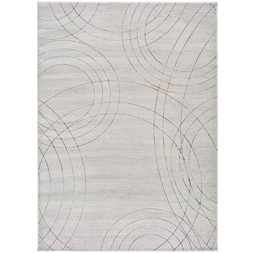 Universal Sivi tepih Berlin Circles, 80 x 150 cm Slike