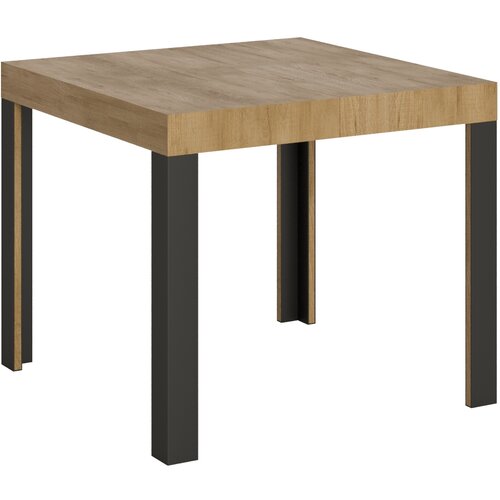 Itamoby   Linea (90x90/246 cm) - hrast, barva nog: antracit - raztegljiva jedilna miza, (20842282) Cene