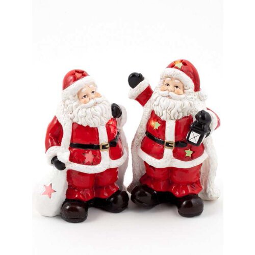  Novogodišnja figura Deda Mraz, crveni, 2 modela Cene