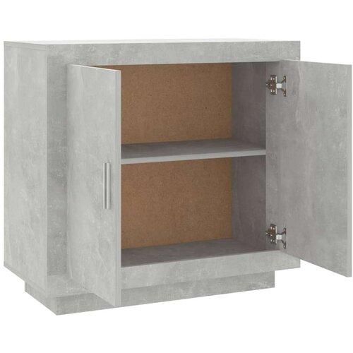 VidaXL komoda siva boja betona 80x40x75 cm od konstruiranog drvo Slike