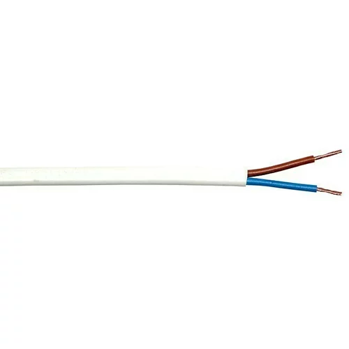 Kabel po dužnom metru (H03VVH2-F2x0,75, Bijele boje)