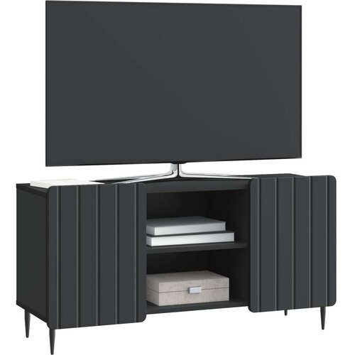 VidaXL TV ormar Crna 102 x 34 5 x 52 cm Konstruirano drvo - Crna Slike