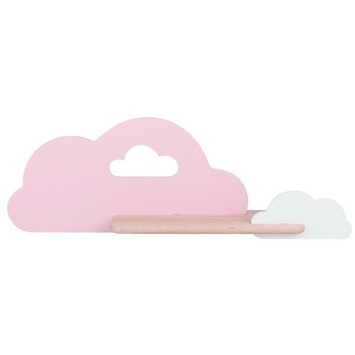  LED dečije zidno svetlo sa policom CLOUD LED/5W/230V ružičasta/bela Cene