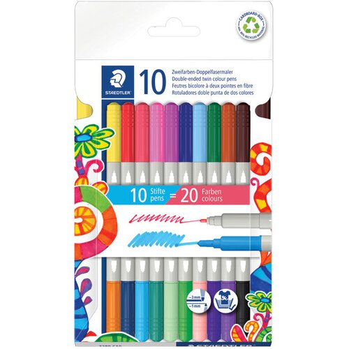  ŠKOLSKI 20BOJA OBOSTRANI PK10 STAEDTLER 3280 C10 Cene