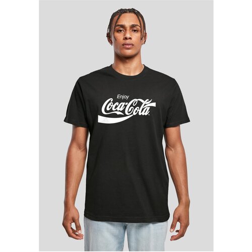 Merchcode Men's T-shirt with Coca Cola logo black Cene