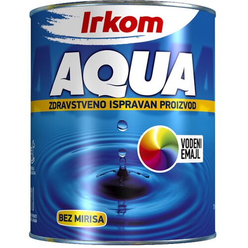 Irkom aqua emajl crni 700ml 85170016 Cene
