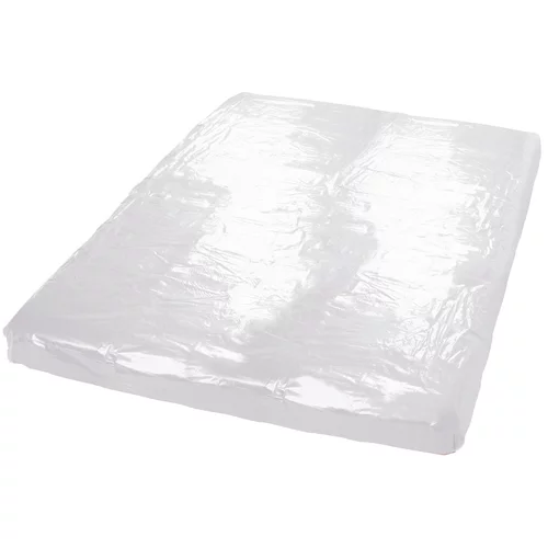 Fetish Collection Vinyl Bed Sheet White